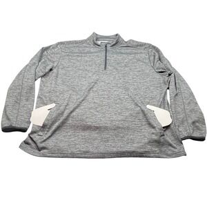 PGA Tour Men XXL Quarry Heather 1\4 Zip Pullover Golf Athleisure Weather-Ready
